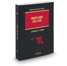 Maryland DUI Law Book cover